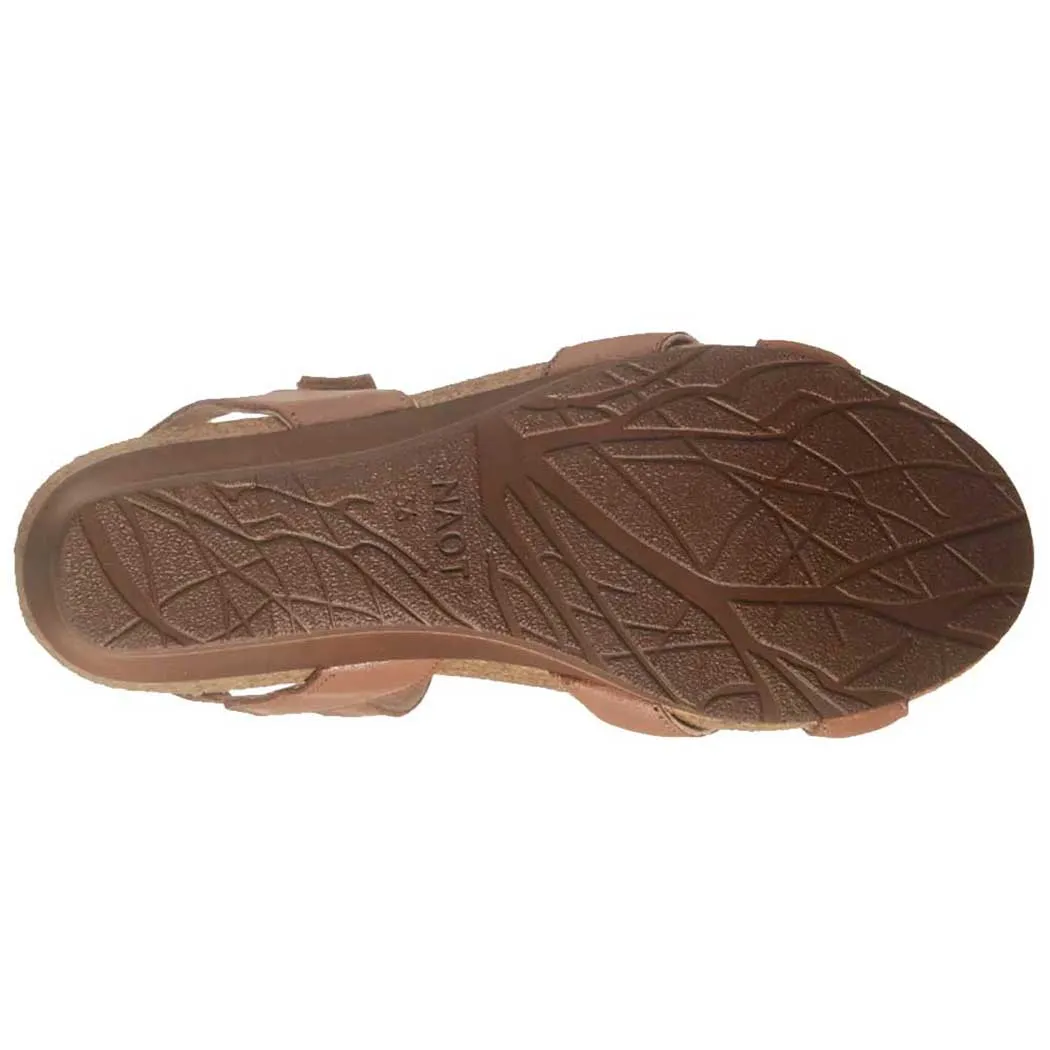 Naot Throne Wedge Sandal Caramel (Women's)