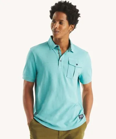 Nautica Mens Nautica Jeans Co. Classic Fit Polo