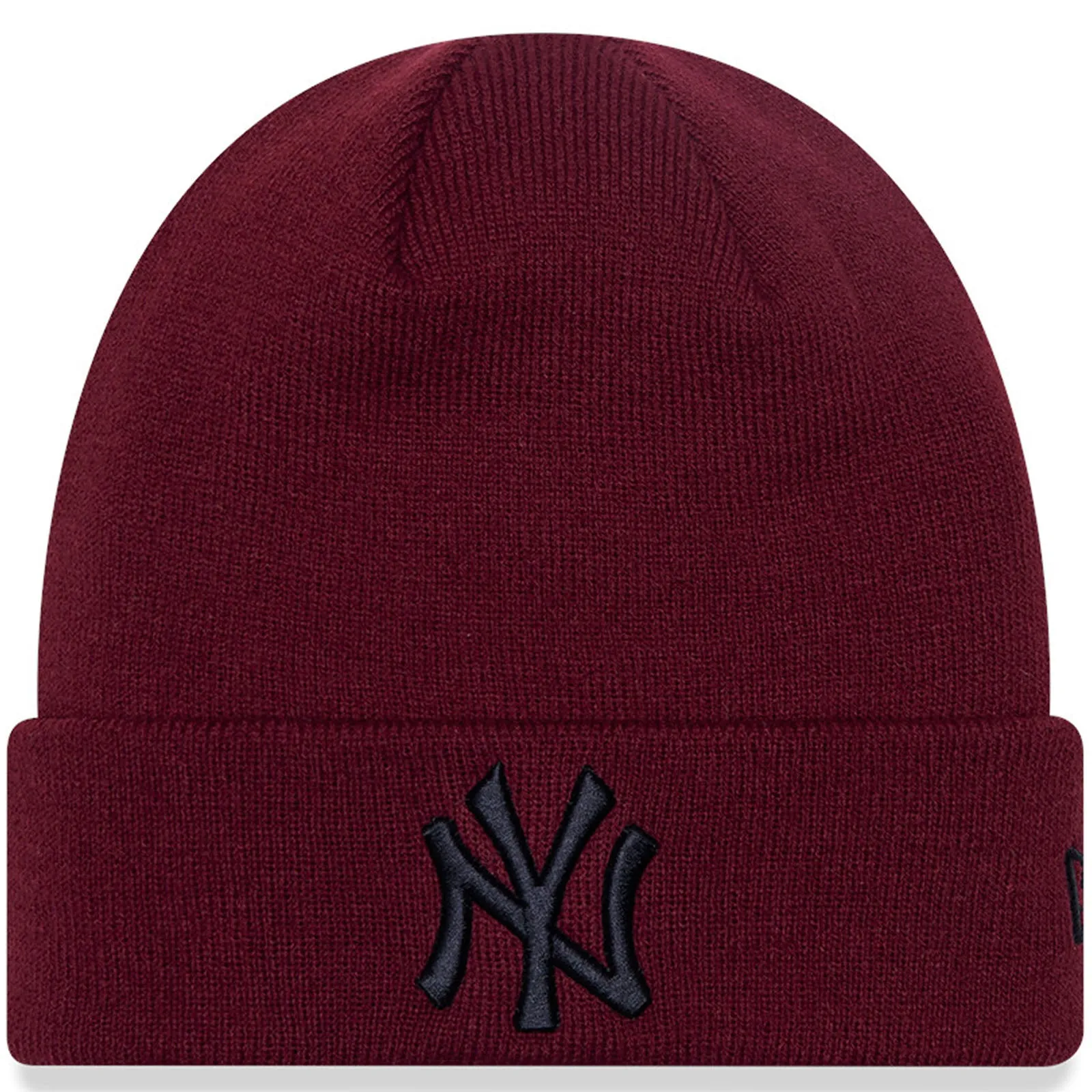 New Era Mens New York Yankees League Essentials Beanie Hat - Dark Red