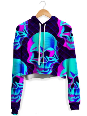 Night Trek Fleece Crop Hoodie