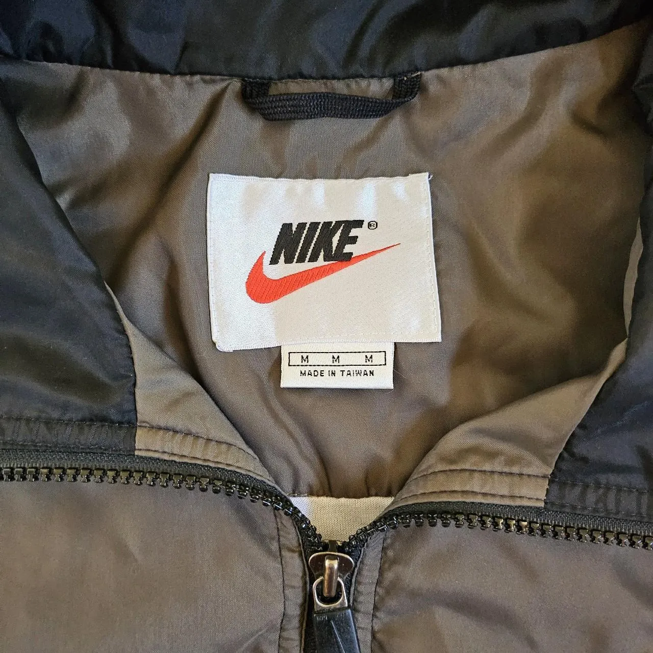 Nike Men's Black and Khaki Jacket