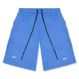 Off-White Athletic Cargo Shorts Blue