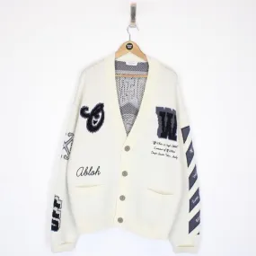 Off White Vars Moon Wool Cardigan Medium