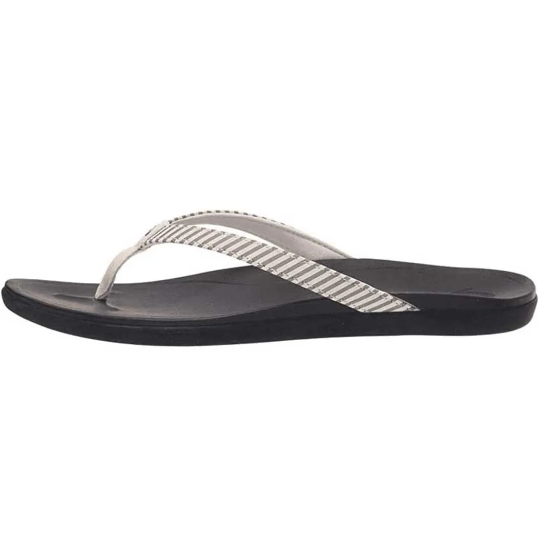 OluKai Ho'Opio Sandal Bone/Stripe (Women's)