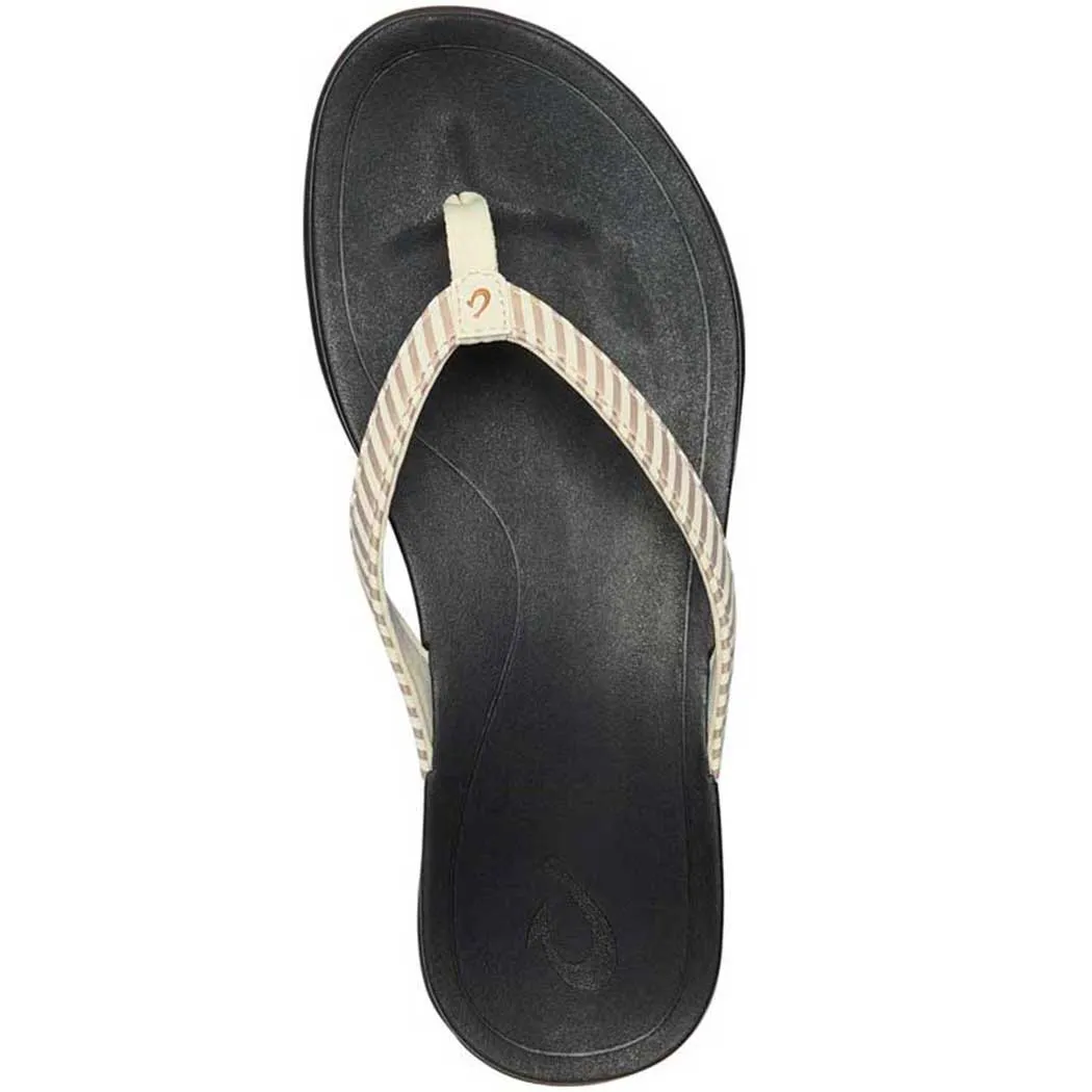 OluKai Ho'Opio Sandal Bone/Stripe (Women's)