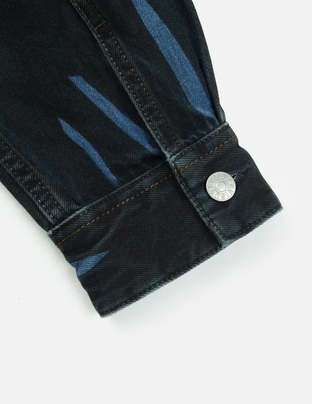 Overdye Logo and Seagull Relax Fit Denim Jacket