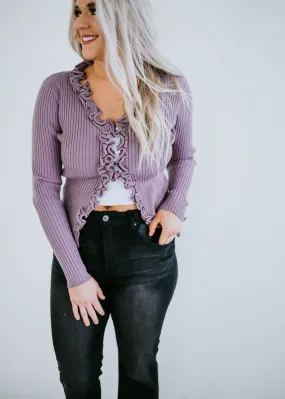 Picture Perfect Ruffle Cardigan