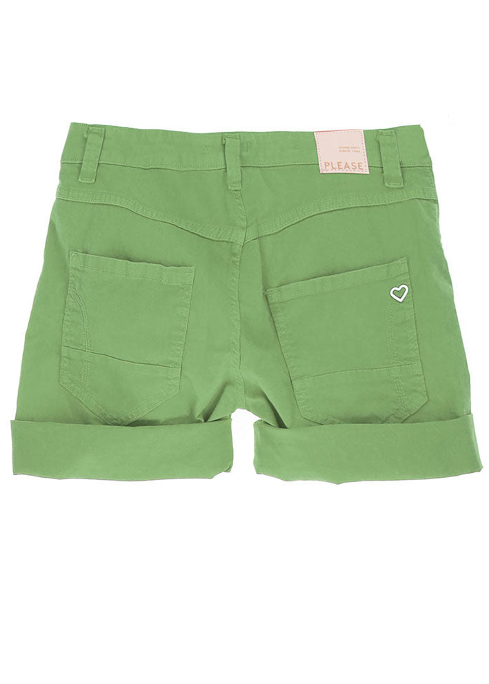 Please 5B Shorts Cotton - Seaweed Green