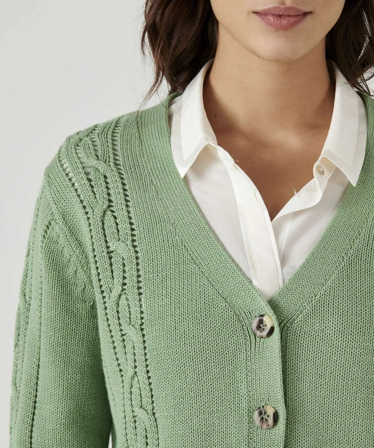 Pointelle Cardigan