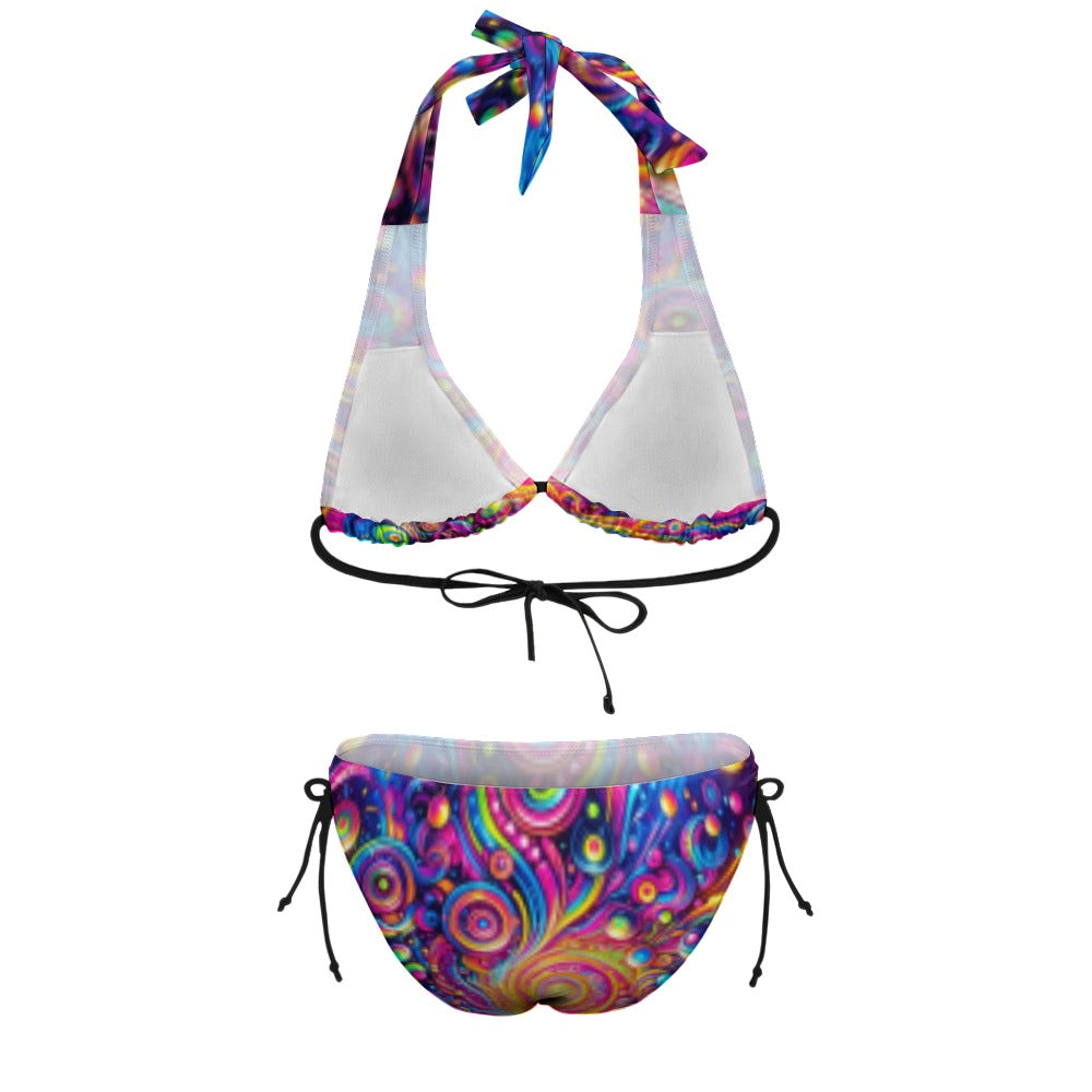 Pride Nebula Plus Size Rave Bikini