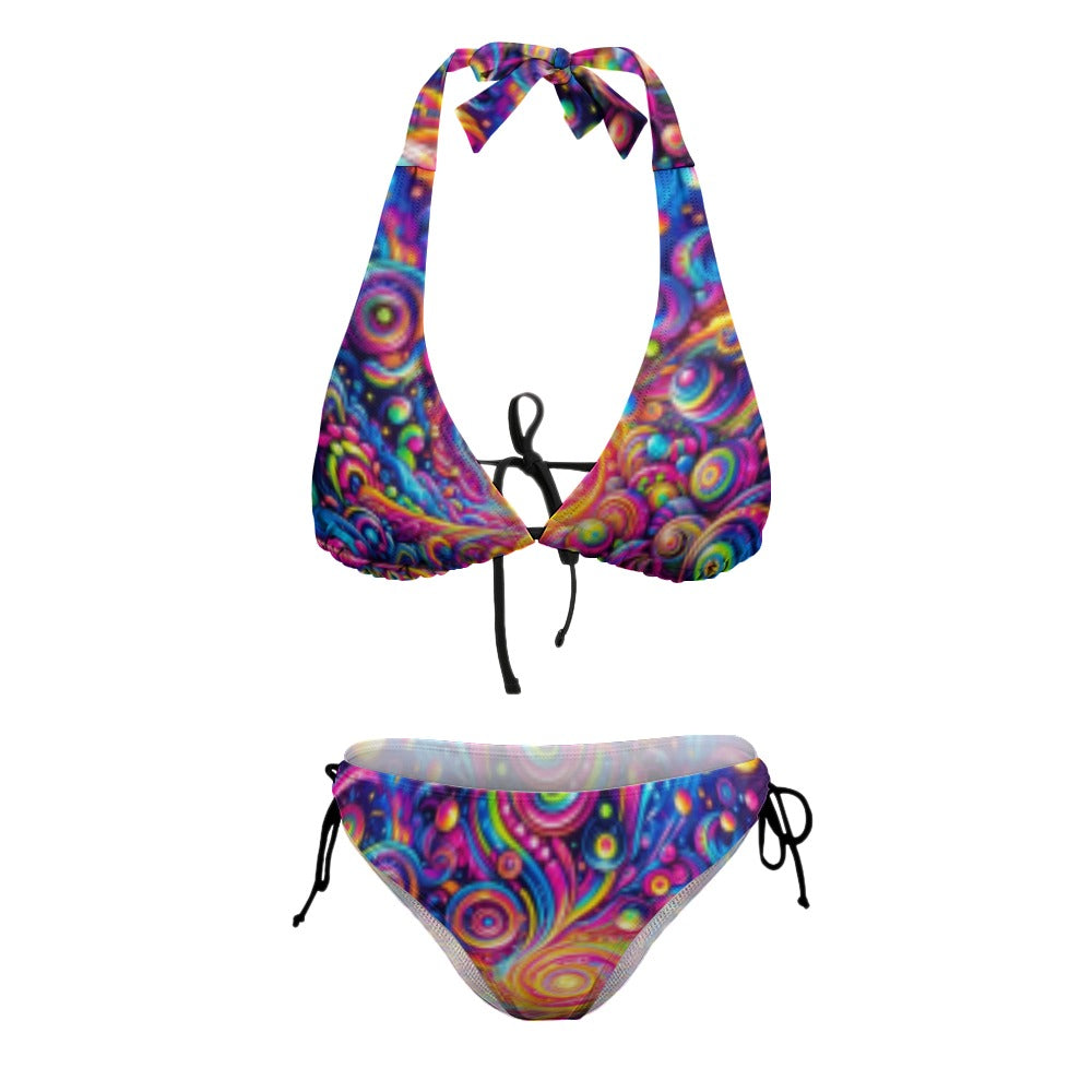 Pride Nebula Plus Size Rave Bikini