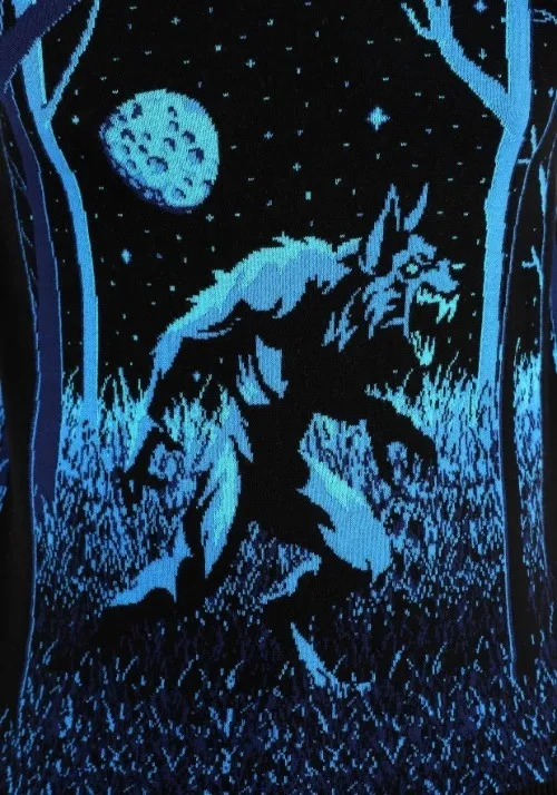 Prowling Werewolf Halloween Sweater