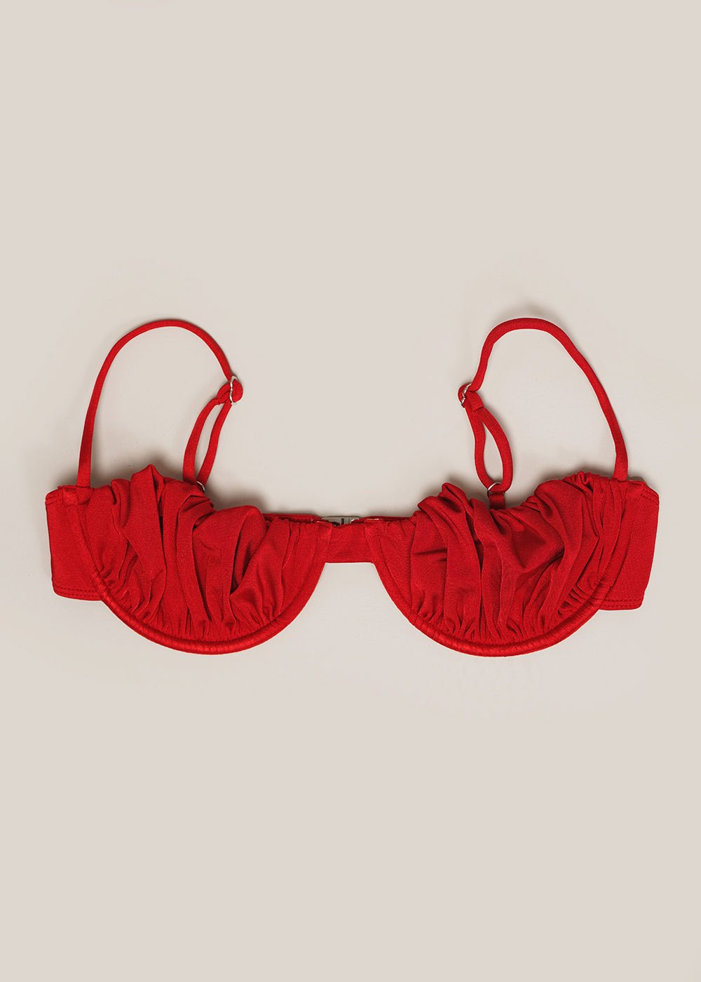 Red Sakina Bikini Top