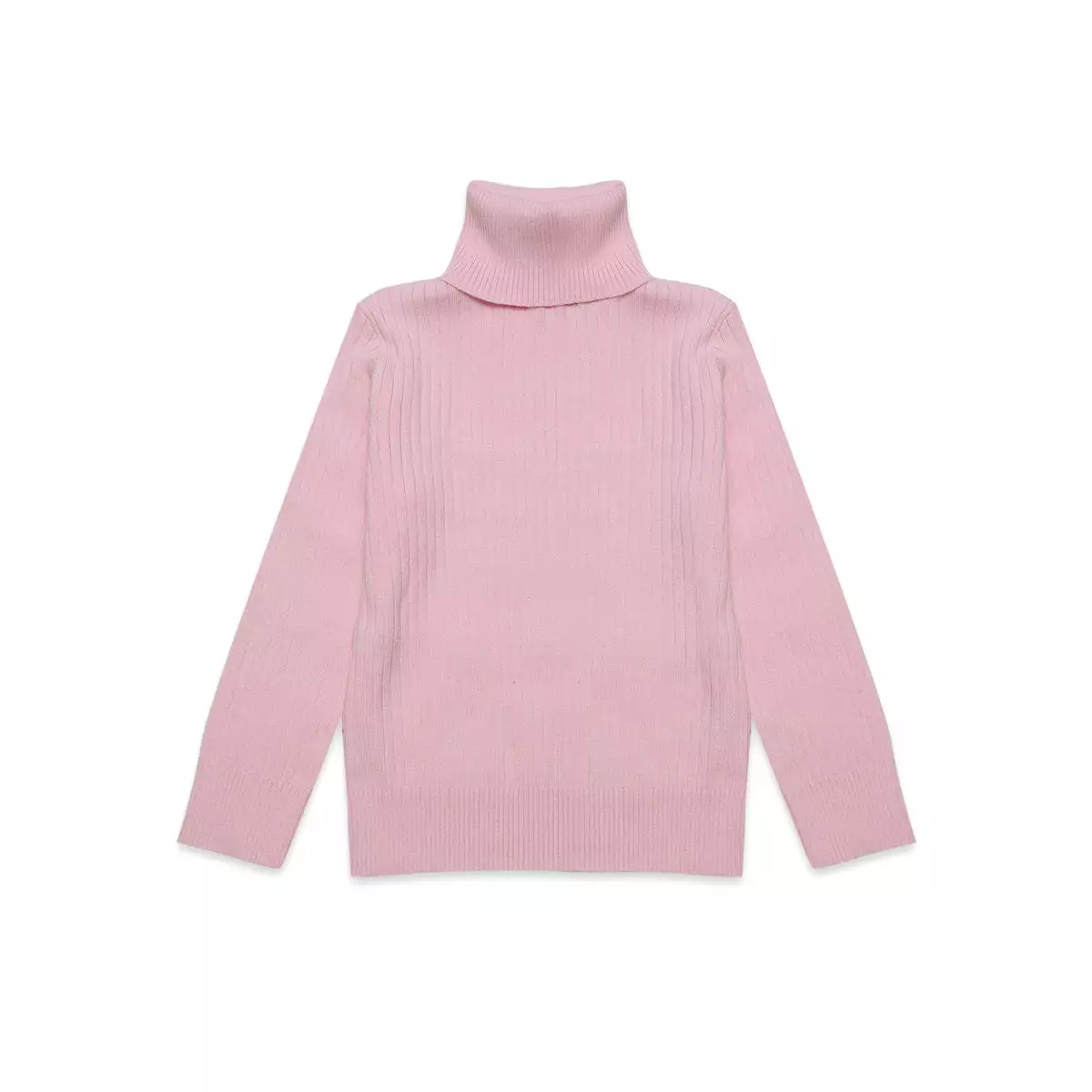 Ribbed Turtleneck pink