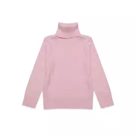 Ribbed Turtleneck pink