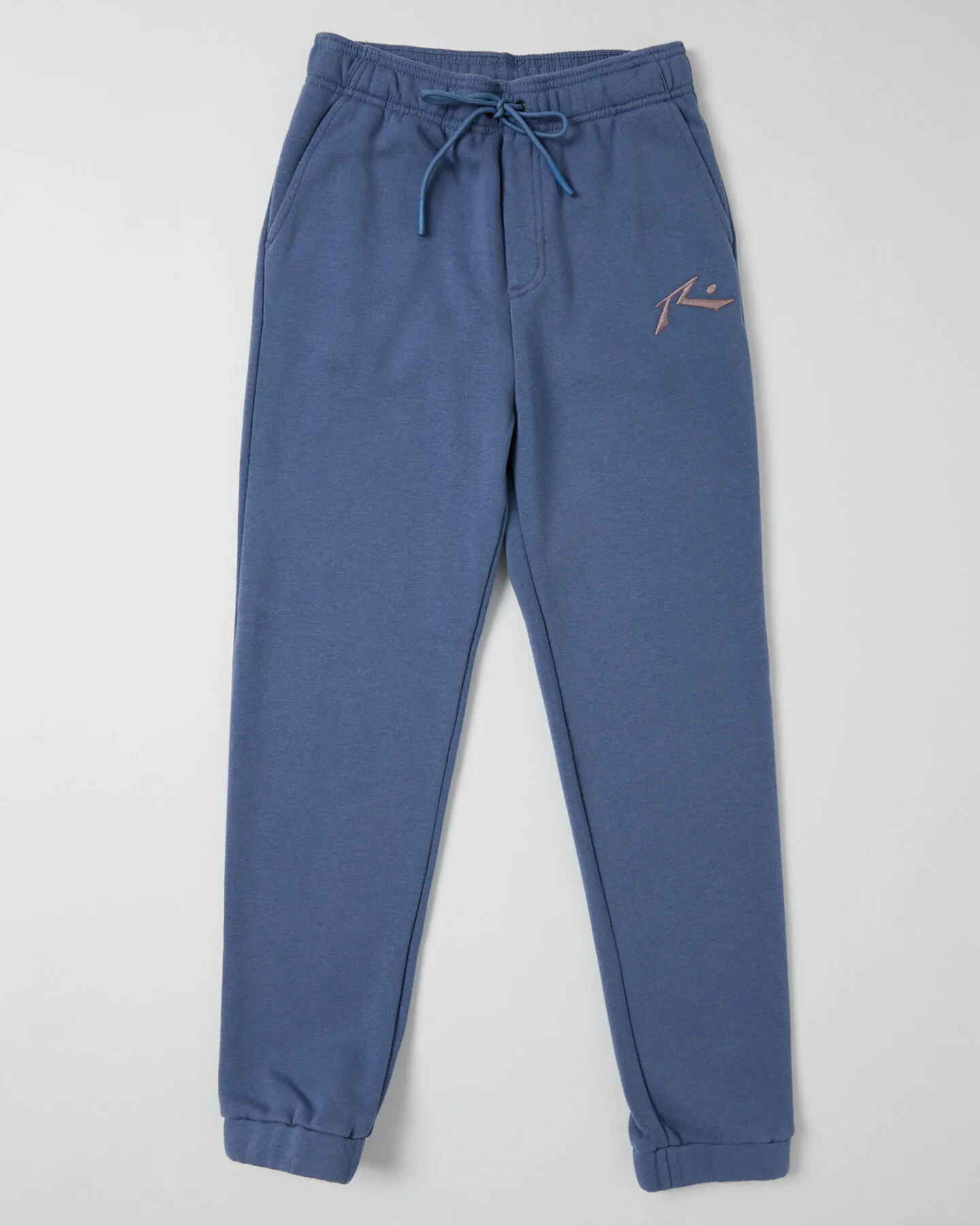 Rusty One Hit Wonder Trackpant - Teens - China Blue/Elderberry | SurfStitch