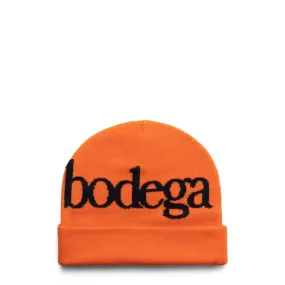 SERIF BEANIE ORANGE | Bodega