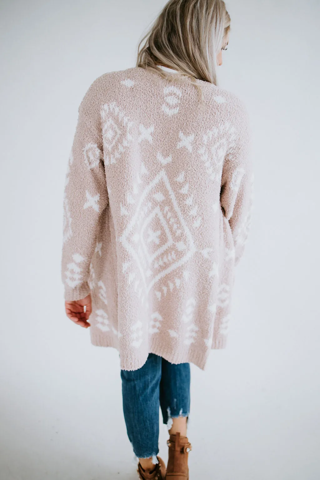 Shawna Fuzzy Knit Cardigan FINAL SALE