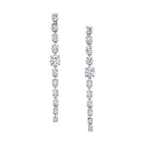 Short Diamond Rope Earrings