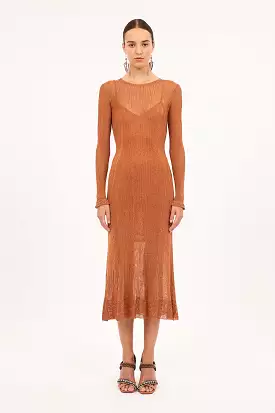 Simone Dress - Bronze