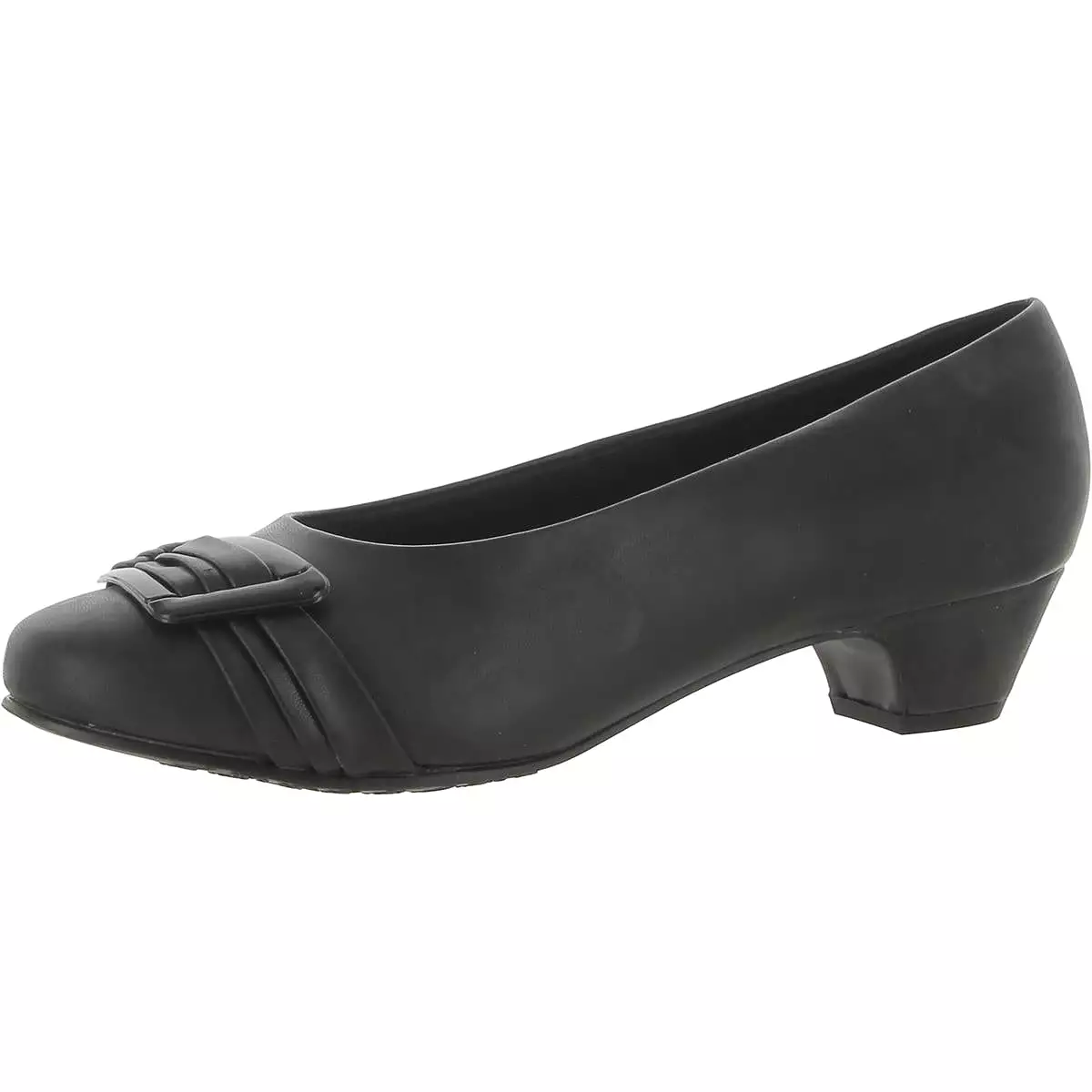 Soft Style Womens Pleats Be With You Faux Leather Slip-On Pumps