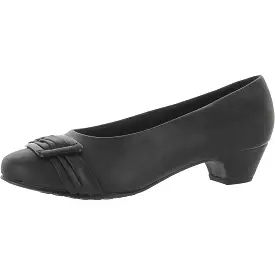 Soft Style Womens Pleats Be With You Faux Leather Slip-On Pumps