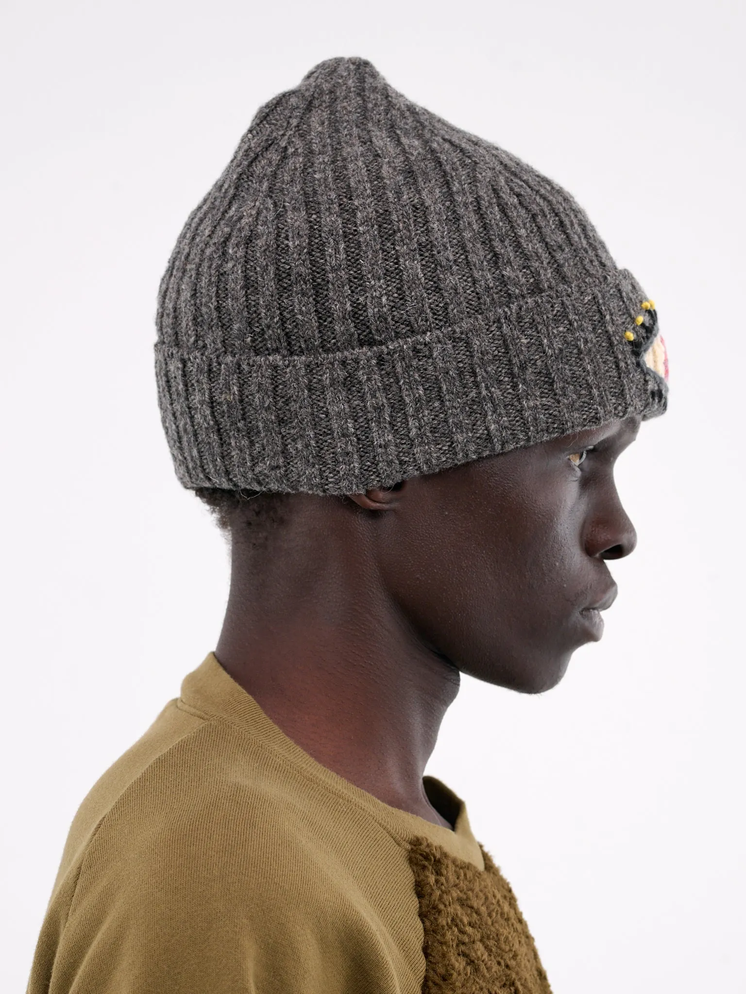 Speakeasy Wool Knit Beanie (K2411XH555-CHARCOAL)