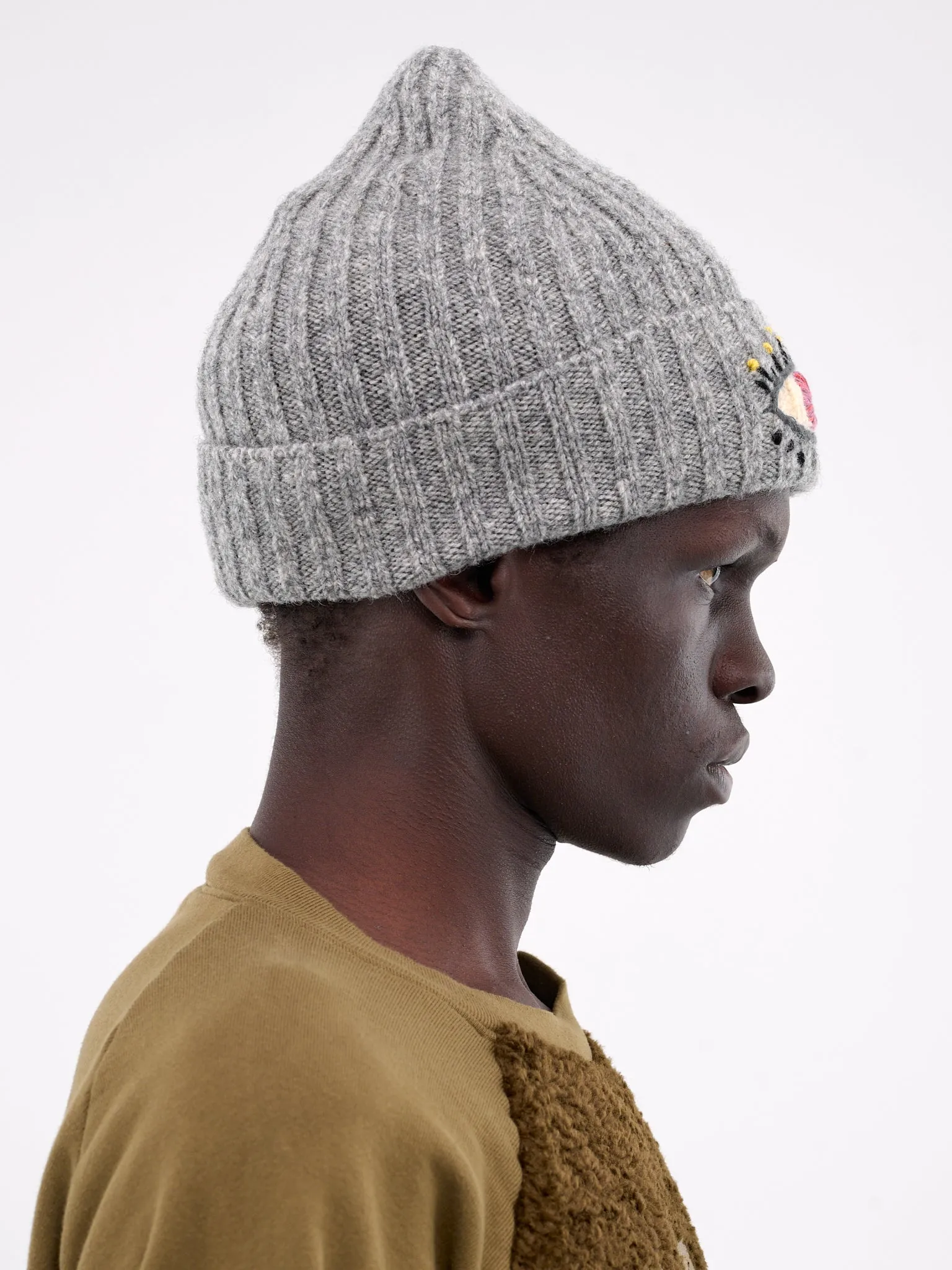 Speakeasy Wool Knit Beanie (K2411XH555-GRAY)