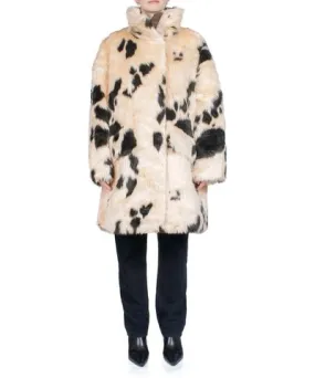 Stand Studio Doona Coat In Classic Cow