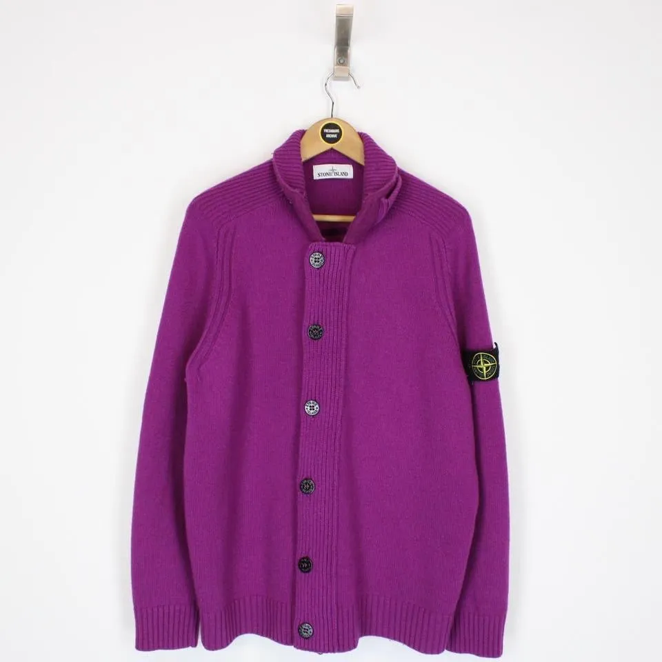 Stone Island Wool Cardigan Jumper XL