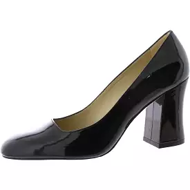 Stuart Weitzman Womens Curveblock 85 Patent Dressy Pumps