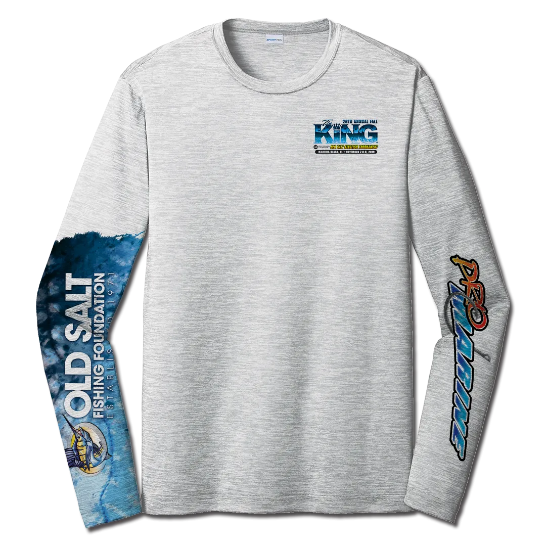 The KING - Fall 2019 Long Sleeve - Performance - Fishing Tournament T-Shirt