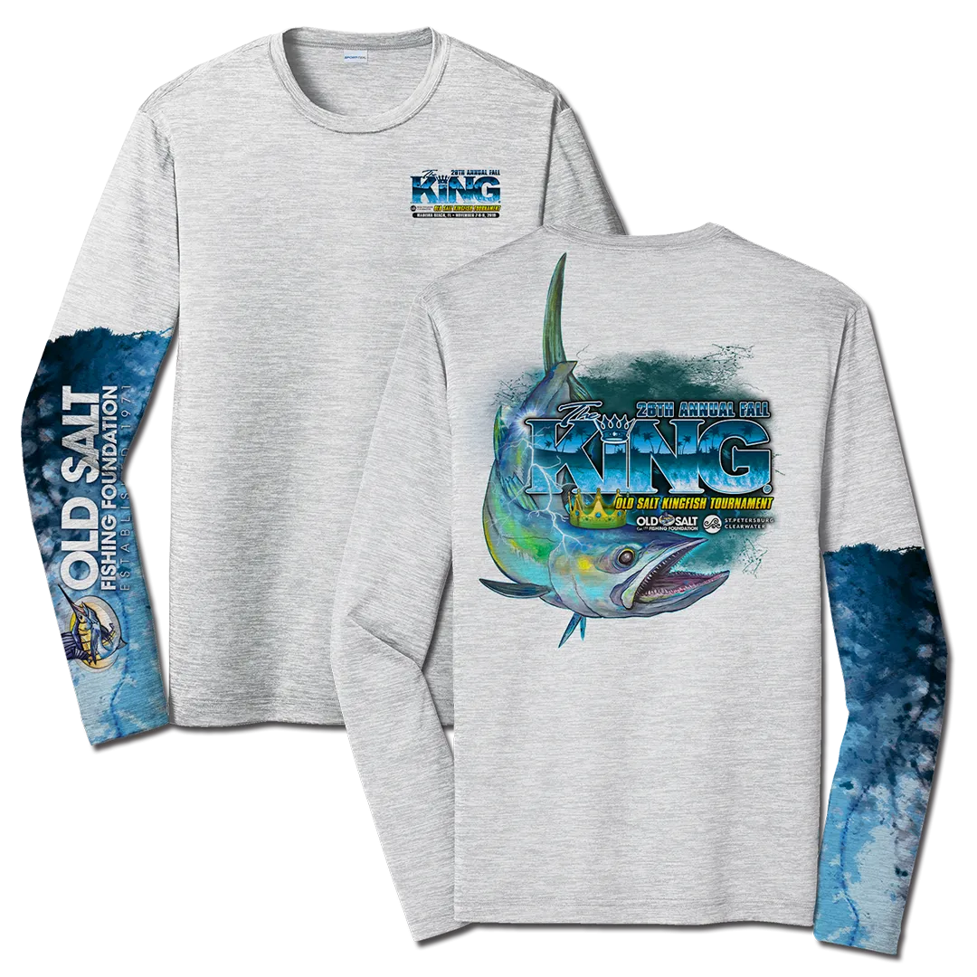 The KING - Fall 2019 Long Sleeve - Performance - Fishing Tournament T-Shirt