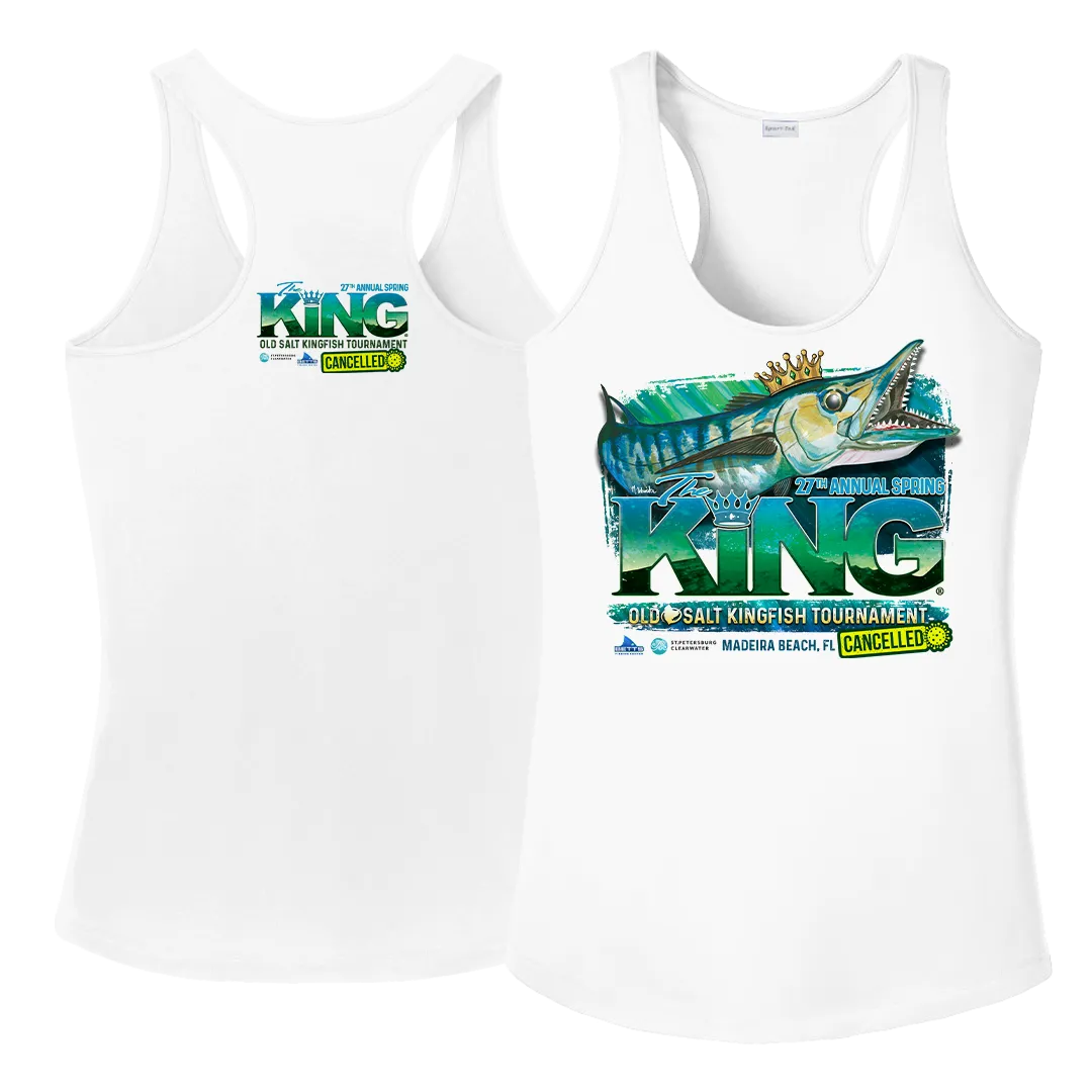 The KING - Spring 2020 (CANCELLED) Ladies Tank Top - Performance - Fishing Tournament T-Shirt