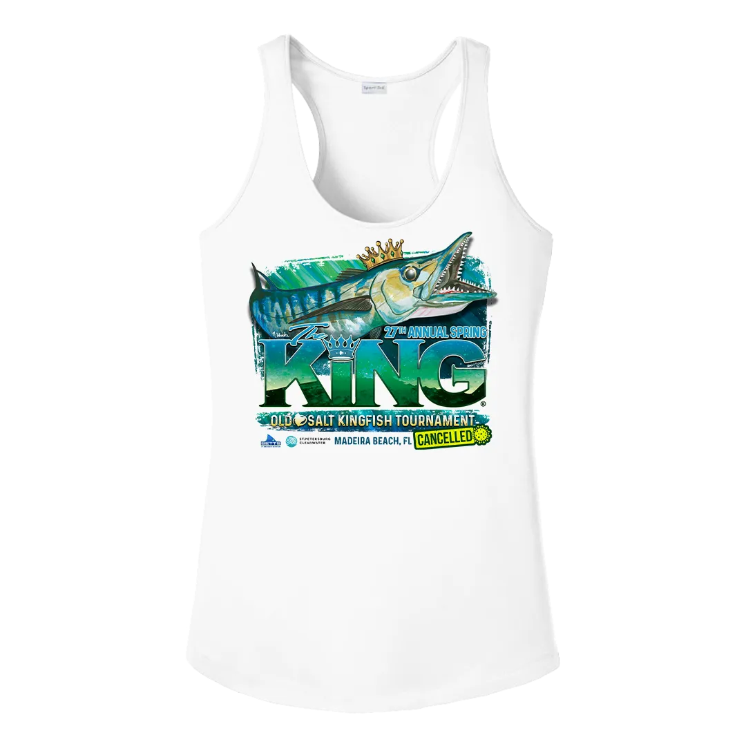 The KING - Spring 2020 (CANCELLED) Ladies Tank Top - Performance - Fishing Tournament T-Shirt