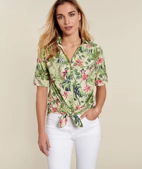 Tropical Floral Blouse