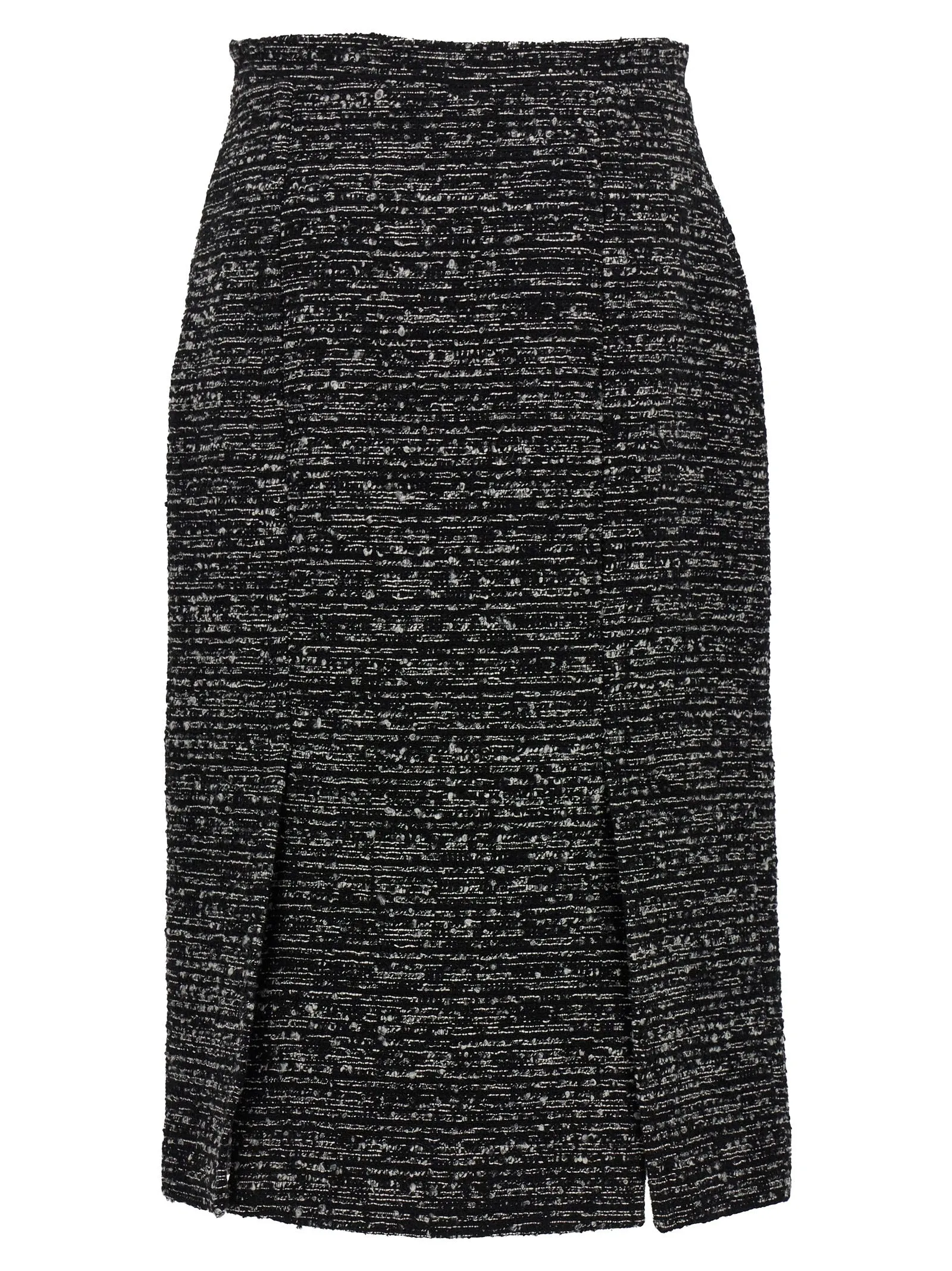 Tweed Skirt Skirts White/Black