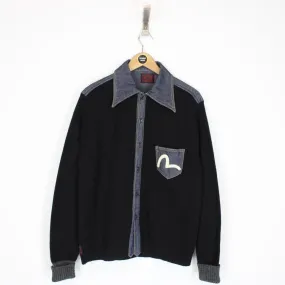 Vintage Evisu Wool Cardigan Medium