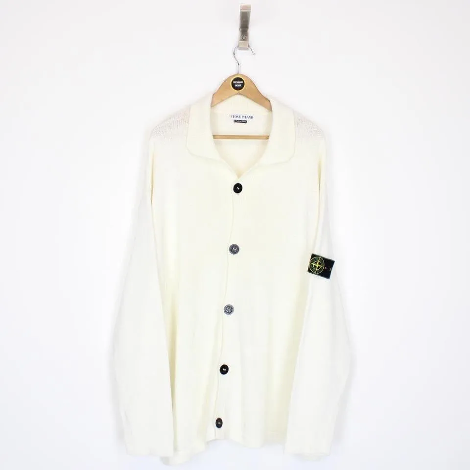 Vintage Stone Island SS 1997 Cardigan Jumper XL