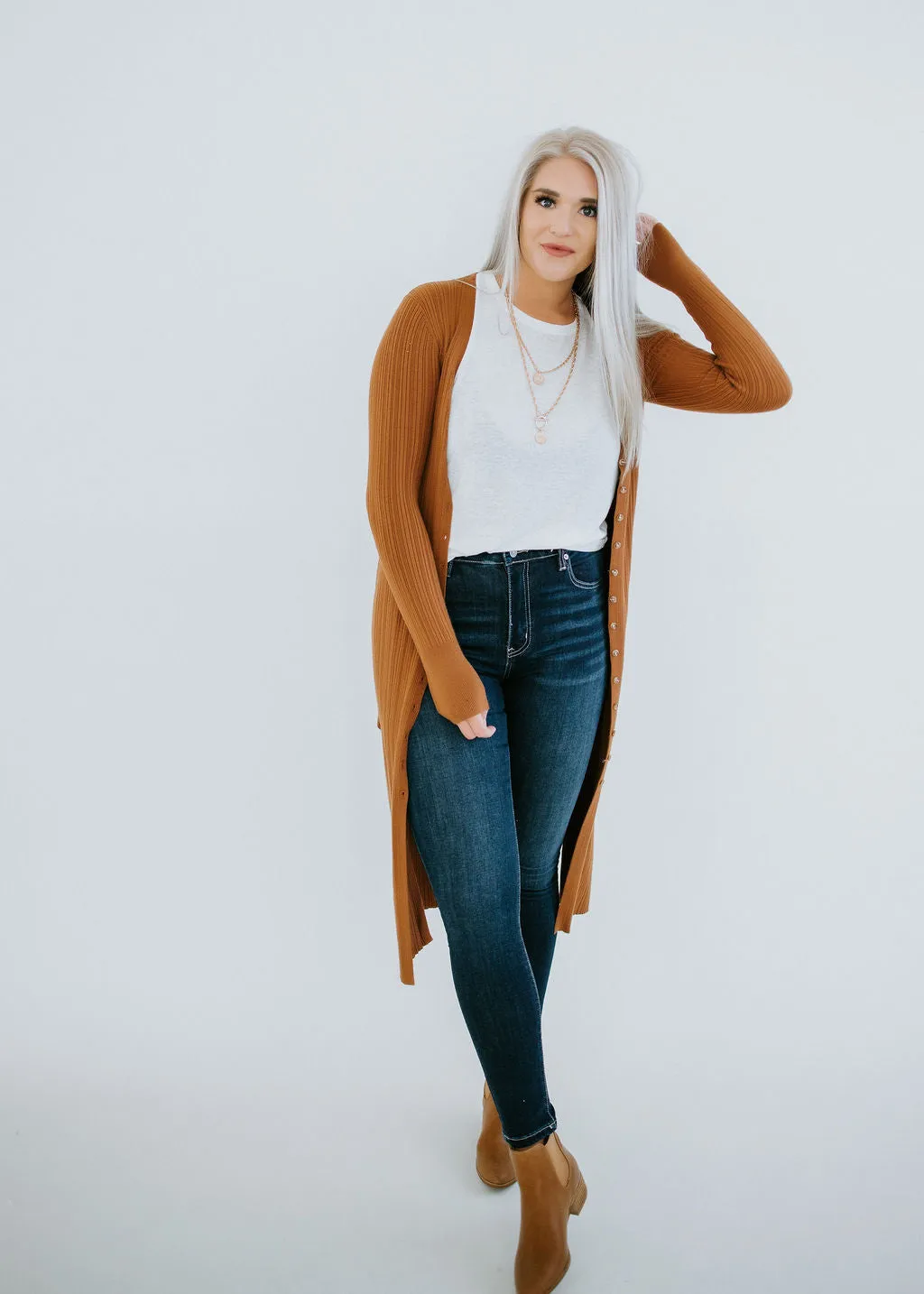 Vivienne Ribbed Duster Cardigan