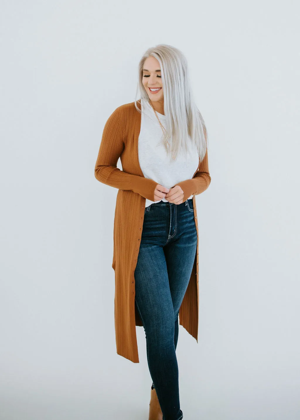 Vivienne Ribbed Duster Cardigan