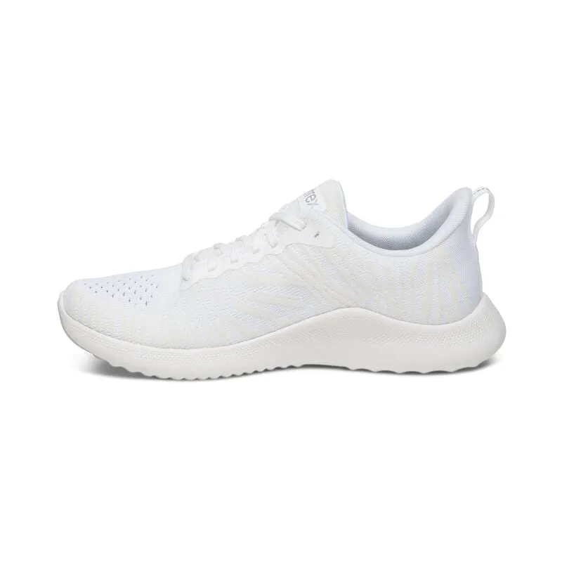 WOMEN'S AETREX EMERY ARCH SUPPORT SNEAKER | WHITE