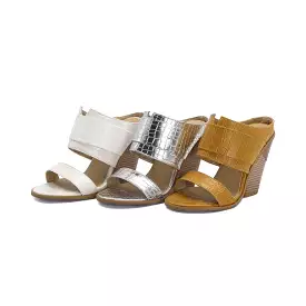 Women's Cone Heel Slides Sandals