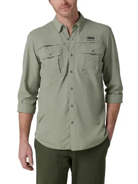 Wrangler Mens Atg Angler Fishing Long Sleeve Shirt